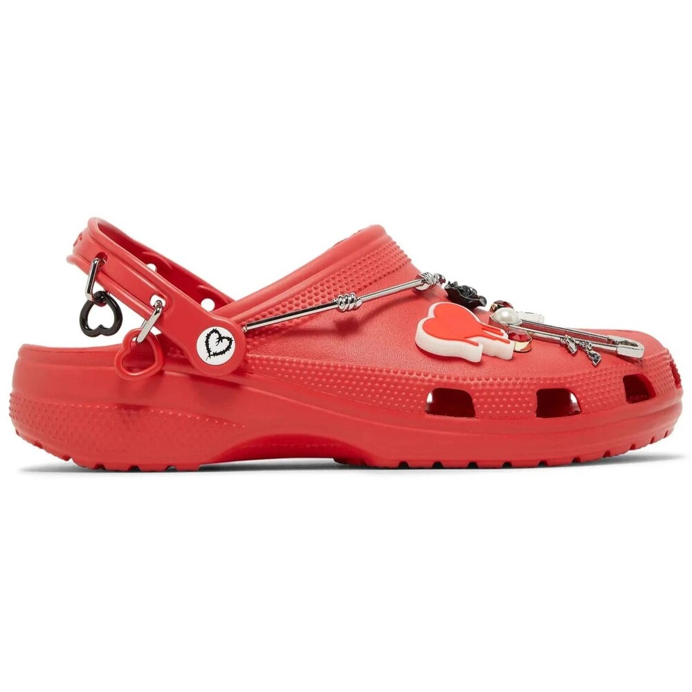 Karol G x Crocs Classic Clog Limited Edition Red Size 13M/14.5W - (207998-8C1)